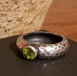 Silpada Sterling Silver & Peridot Ring
